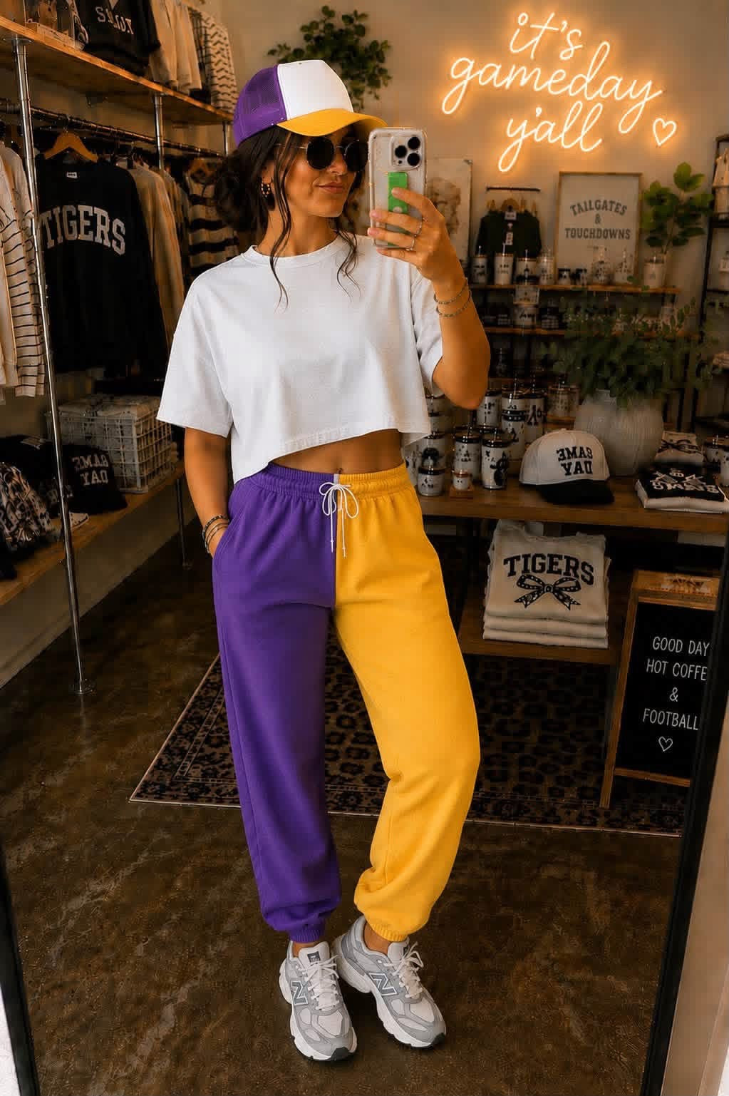 PRE-ORDER 2 TONE SPLIT JOGGERS