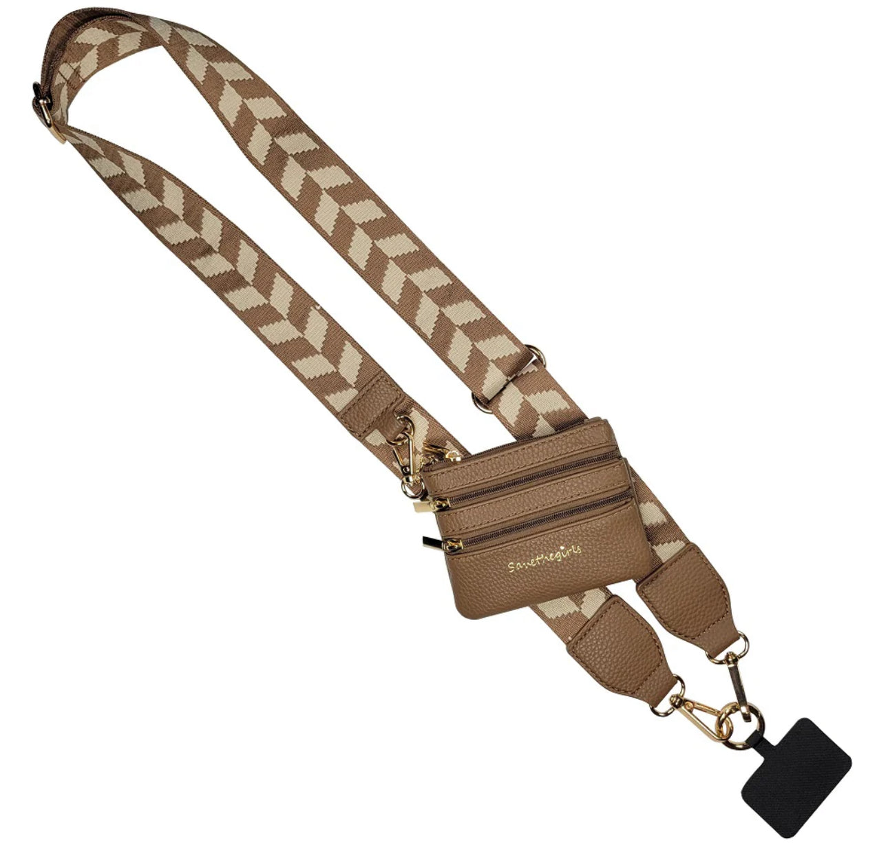 Clip & Go Strap with Zipper Pouch