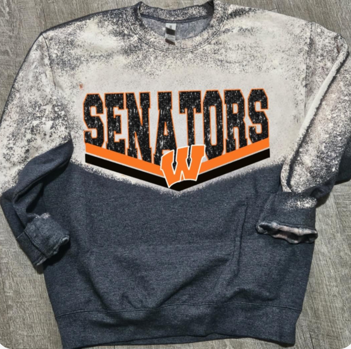 PORTSMOUTH WEST SENATORS BLEACHED SWEATSHIRT