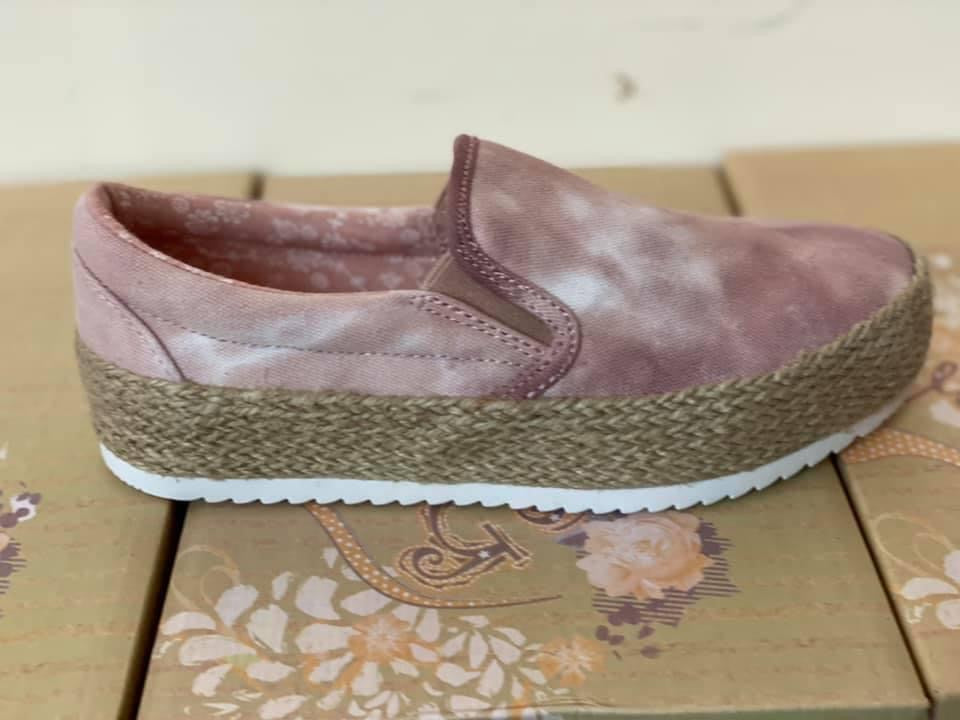 GYPSY JAZZ SLIP ONS PINK