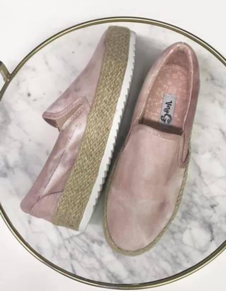 GYPSY JAZZ SLIP ONS PINK