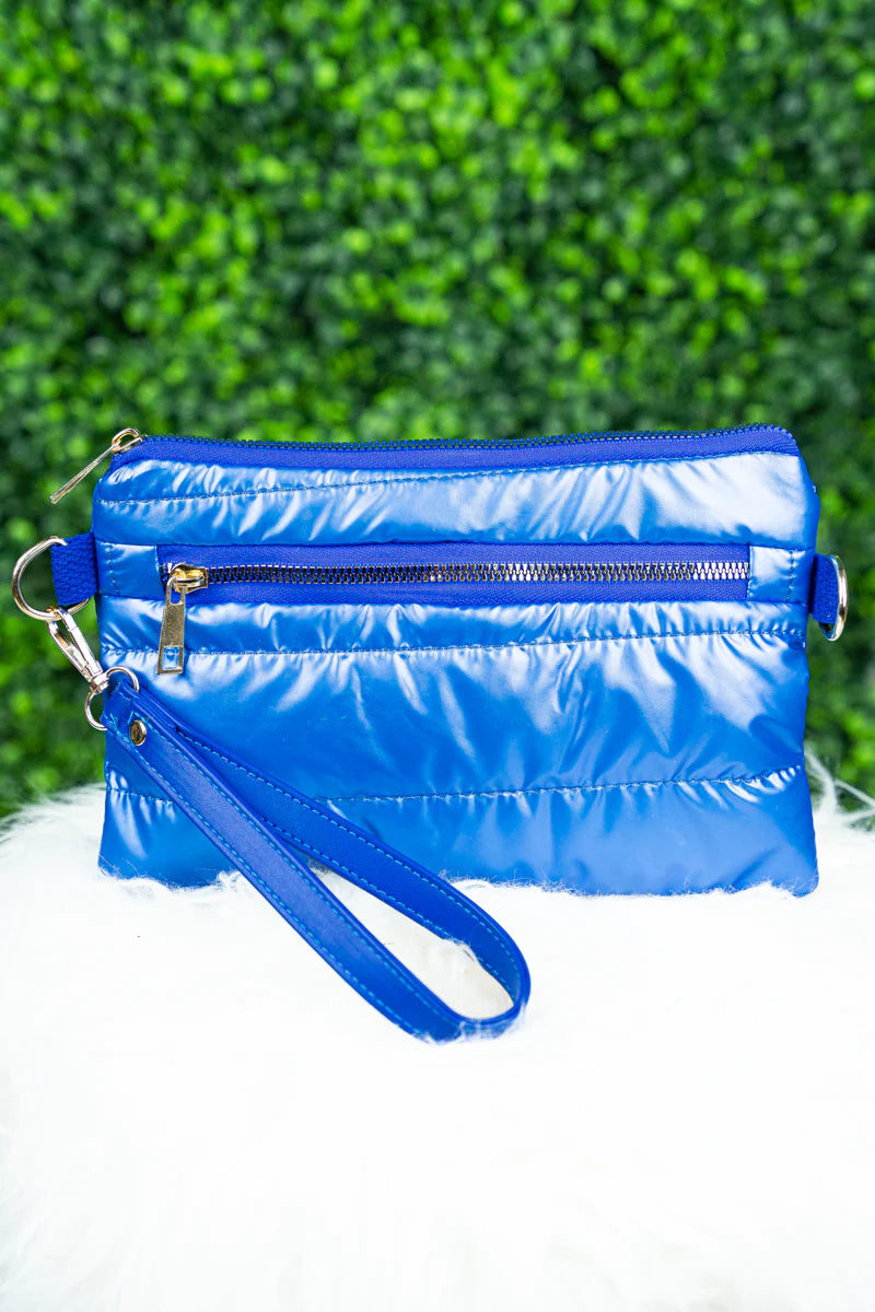 Retro Puffer Wristlet