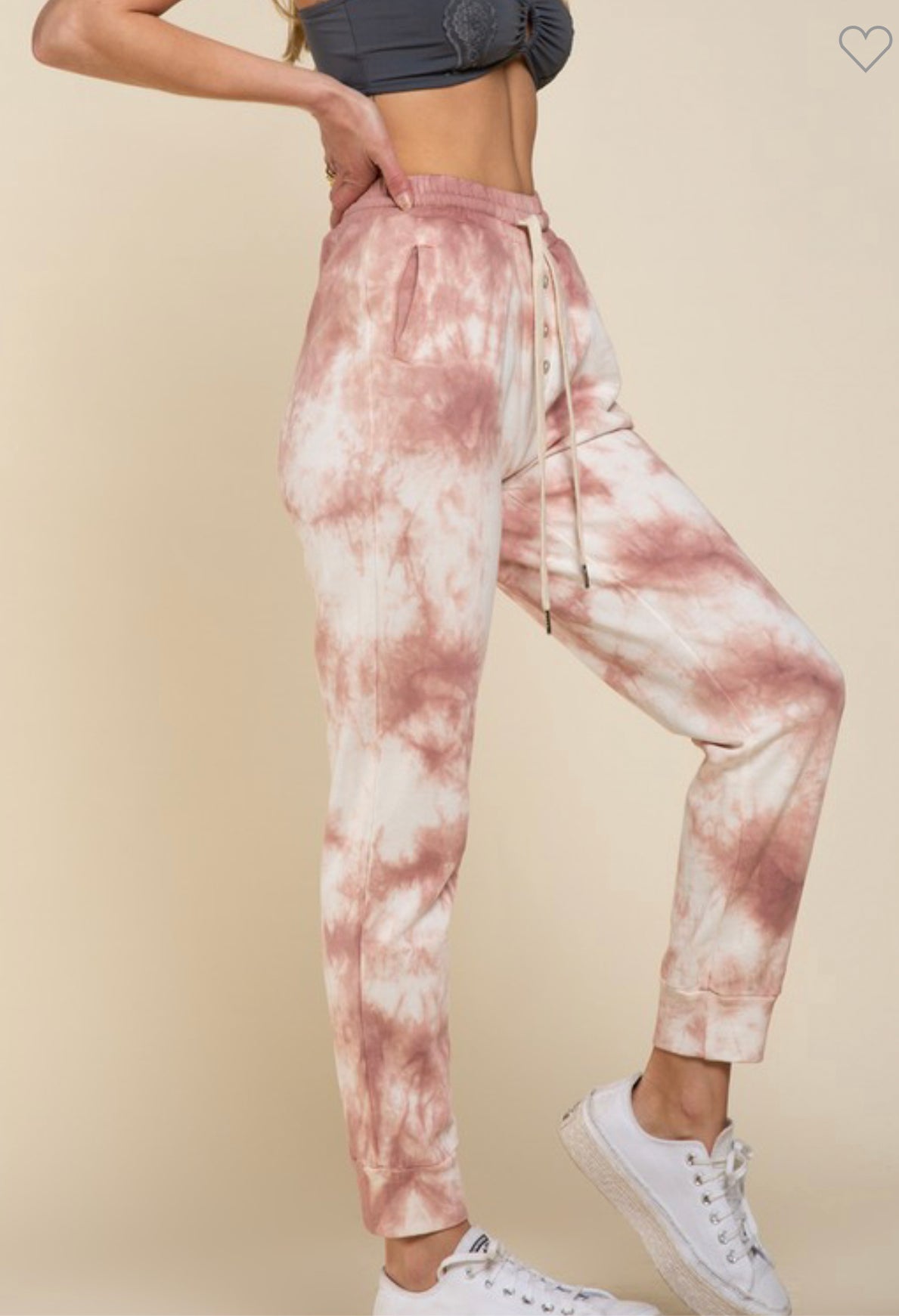 Sweatness Raspberry Tie Dye Jogges