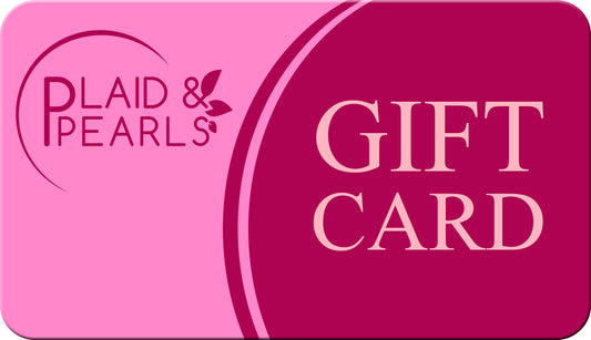 PLAID & PEARLS GIFT CARD