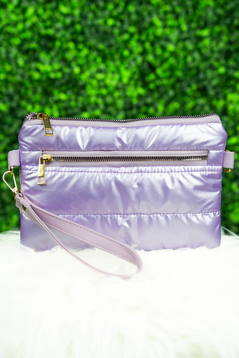 Retro Puffer Wristlet