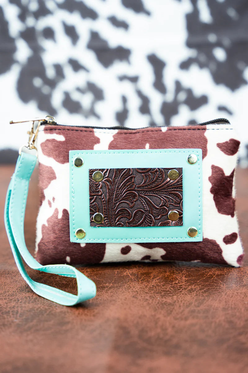 CHELSEA COW RAMBLEWOOD WRISTLET POUCH